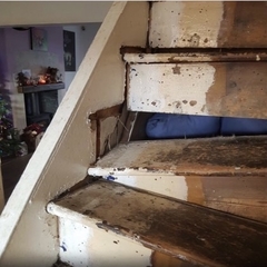 Stairs Before Restoration